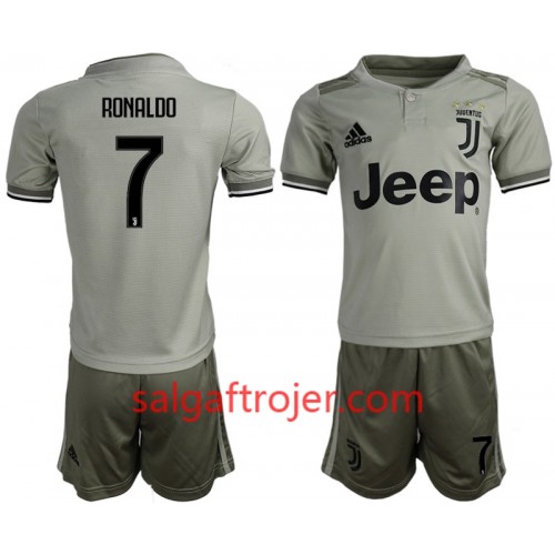 Juventus Fodboldtrøjer Ronaldo 7 Børn Udebanesæt 2018/19 Kort ærmer Juventus Fodboldtrøjer Ronaldo 7 Børn Udebanesæt 2018/19 Kort ærmer